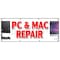 Signmission PC & MAC REPAIR BANNER SIGN computers laptop smartphone netbooks PCs B-96 Pc & Mac Repair - alternate 1